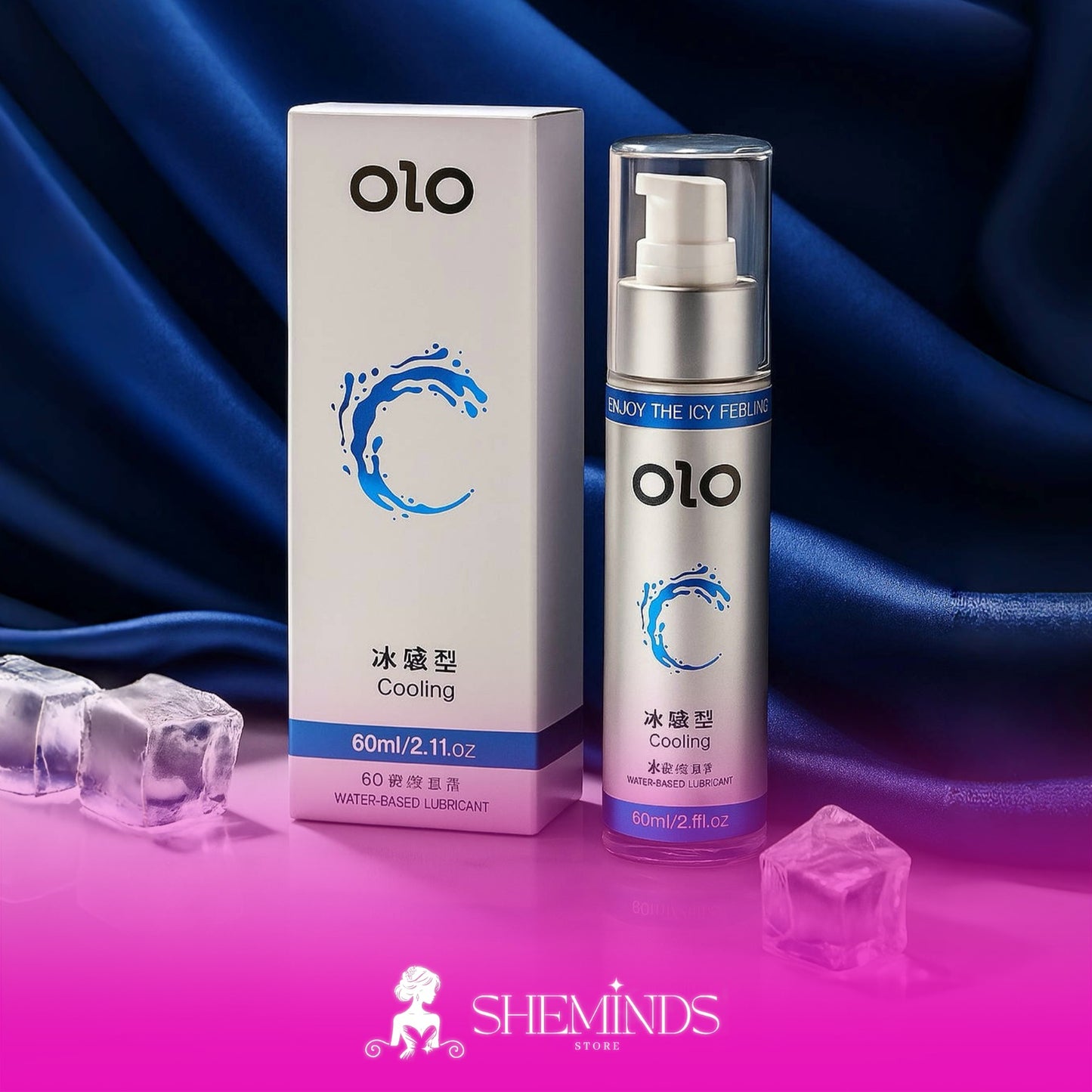 SHEMINDS - OLO Sensation Series Lubricant – Cooling | Smooth | Warming | 60ml | Water-Based