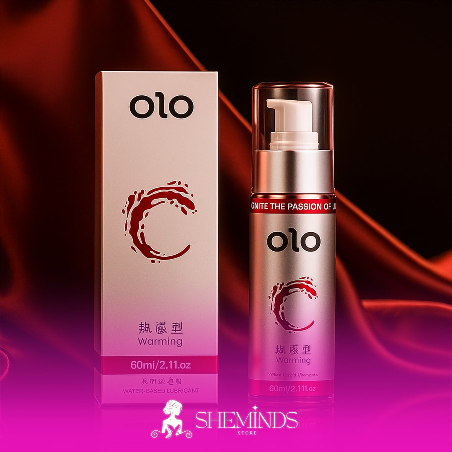 SHEMINDS - OLO Sensation Series Lubricant – Cooling | Smooth | Warming | 60ml | Water-Based