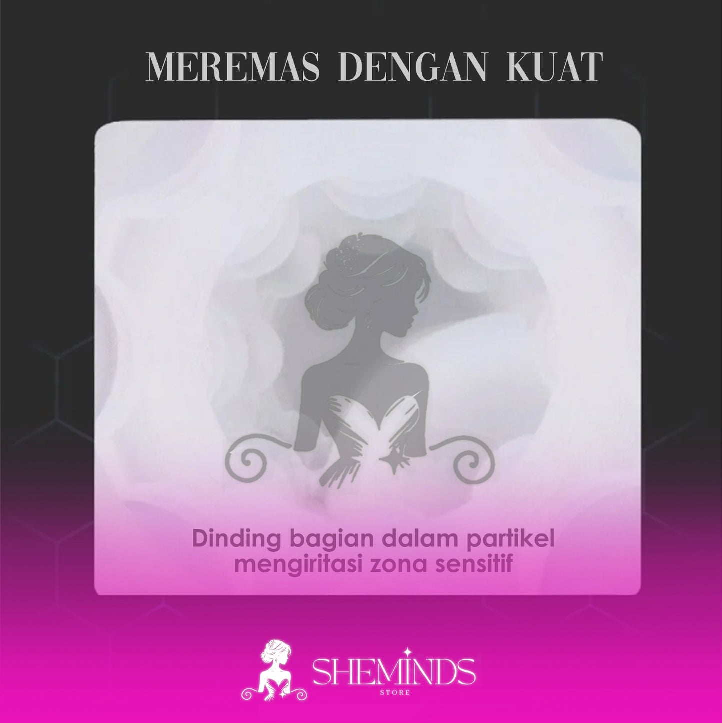 SHEMINDS Masturbator Otomatis 3-in-1 – 10 Mode Getar, 7 Mode Hisap & Suara Wanita Menggoda